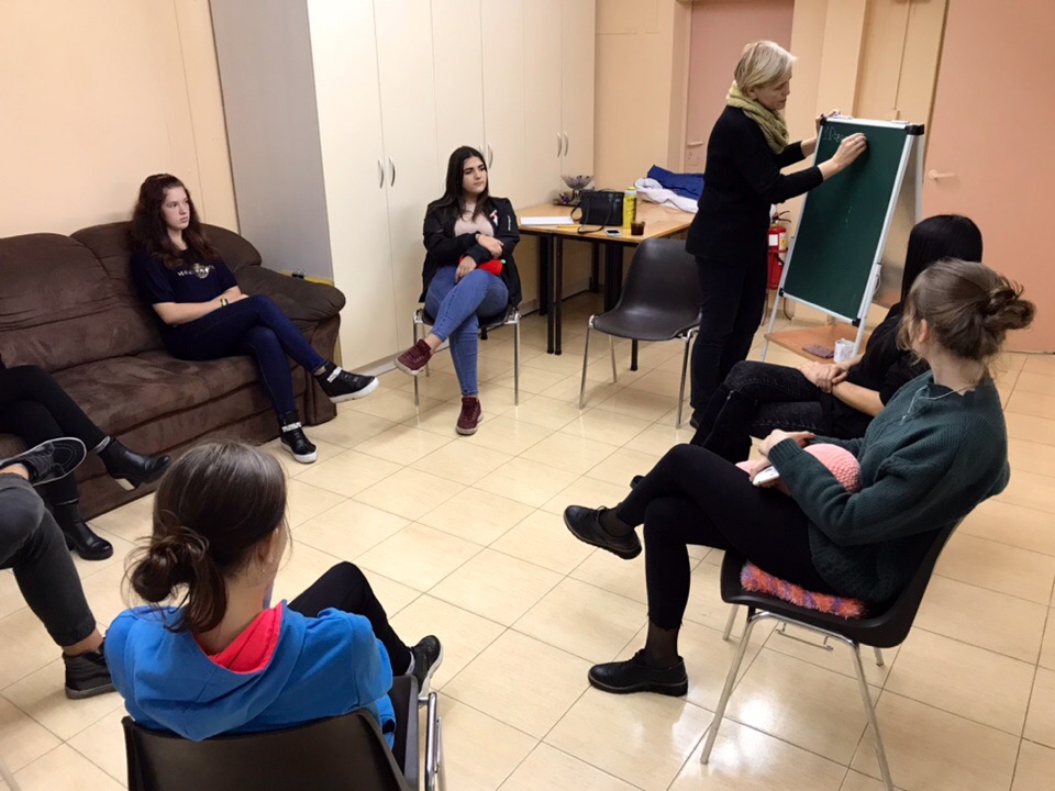 Every Tuesday our centre hosts educational meetings with teenagers